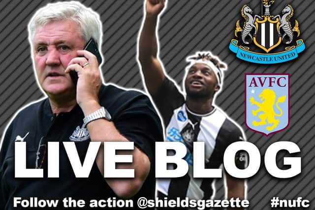 Newcastle United host Aston Villa at St James's Park tonight (KO 6pm).