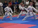 Holly Millward, Josh Parkin and Jack Day going through their paces
