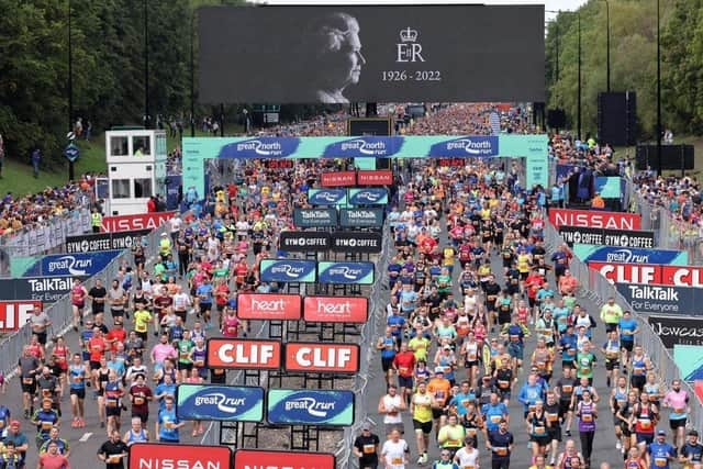 “The Great North Run began with a minute’s silence in respect of the Queen’s passing, whilst ensuring there was an opportunity for everyone to come together and to raise millions of pounds for good causes.”