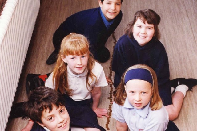 Pictured at Mortimer Junior Mixed and Infants School in 1993 but who do you recognise?