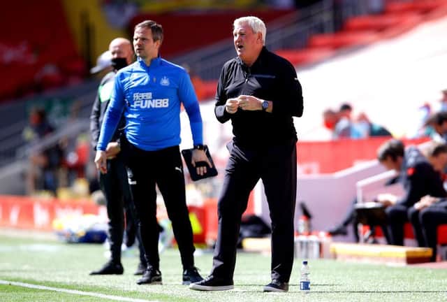Steve Bruce, Manager of Newcastle United. (Photo by David Klein - Pool/Getty Images)