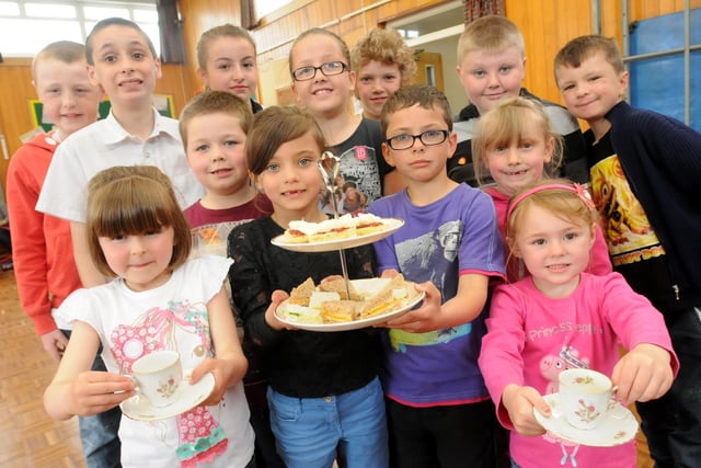 Children were pictured taking part in their own version of the Great British Bake Off at Fellgate Primary School in 2013. Remember it?