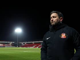 Sunderland head coach Lee Johnson