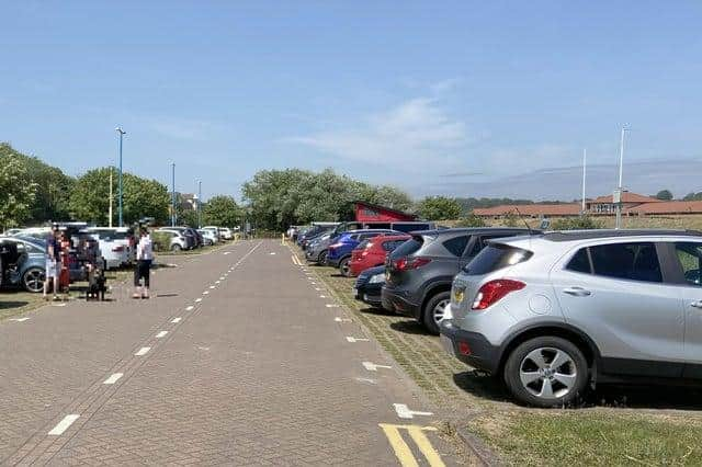 Littlehaven beach car park South Shields last summer. Picture by FRANK REID