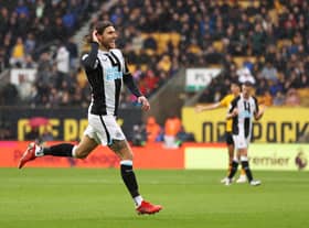 Jeff Hendrick scoring against Wolves. Naomi Baker/Getty Images