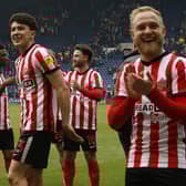 Luke O’Nien following Sunderland’s win at West Brom. Photo: Ian Horrocks.