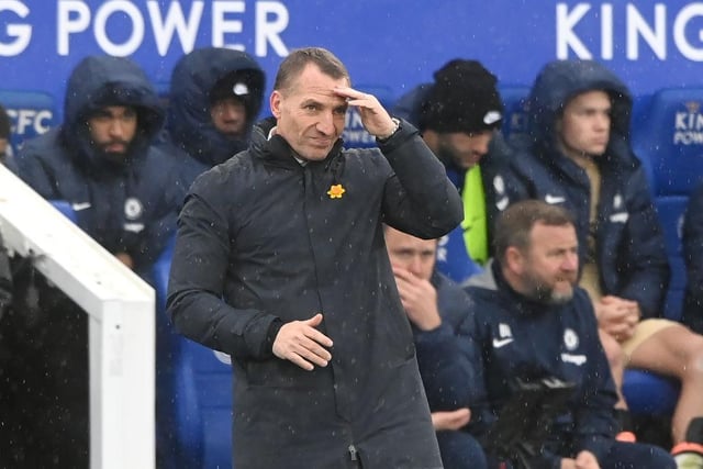 Leicester City have struggled for most of the season and speculation that Rodgers is one or two bad results away from the sack has followed him throughout the campaign. The Foxes are outside the relegation zone on goal difference only.