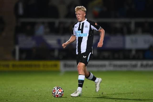 Jack Young of Newcastle in action (Photo by Michael Regan/Getty Images)