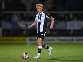 Jack Young of Newcastle in action (Photo by Michael Regan/Getty Images)