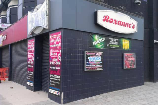 The attack happened in Roxanne's nightclub in Ocean Road, South Shields.