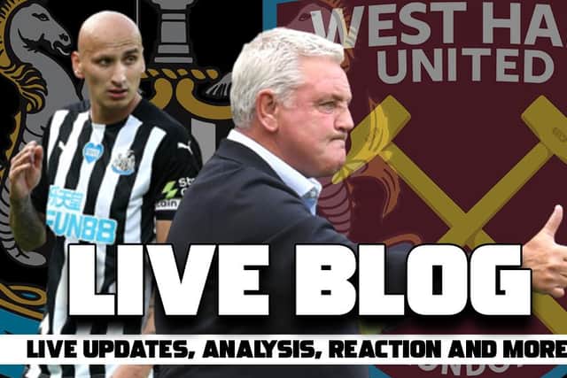 Newcastle United live blog from the trip to West Ham United.