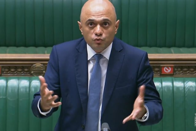 New Health Secretary Sajid Javid responds to questions