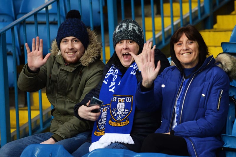 Wednesdayites at Elland Road in January 2020.