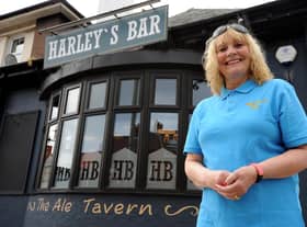 Harley's Bar owner Charlotte Bell.
