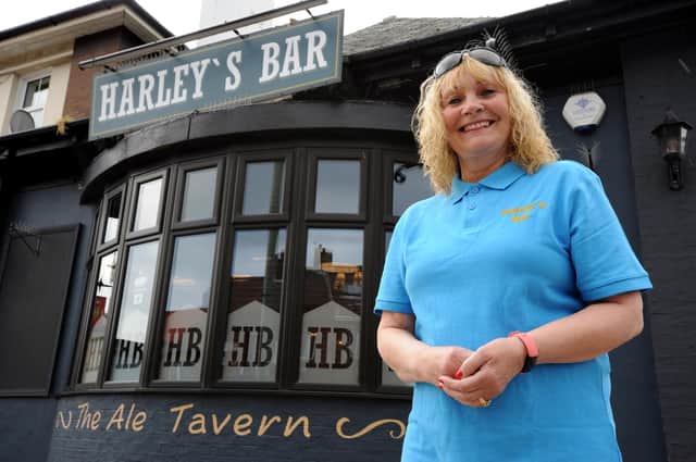 Harley's Bar owner Charlotte Bell.