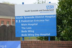 Beds 'blocked' at South Tyneside District Hospital.