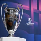 UEFA Champions League trophy (Photo by Fabrice COFFRINI / AFP) (Photo by FABRICE COFFRINI/AFP via Getty Images)