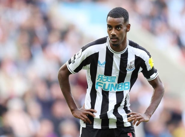 Newcastle United striker Alexander Isak.