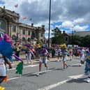 Dozens of groups took to the streets for the parade.