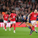 Jonjo Shelvey in action for Nottingham Forest against Newcastle United last month. (Photo by Shaun Botterill/Getty Images)