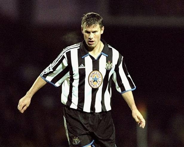 Rob Lee of Newcastle United in action during the FA Carling Premier League match against Watford played at Vicarage Road in Watford, England. The game finished in a 1-1 draw. \ Mandatory Credit: Mark Thompson /Allsport