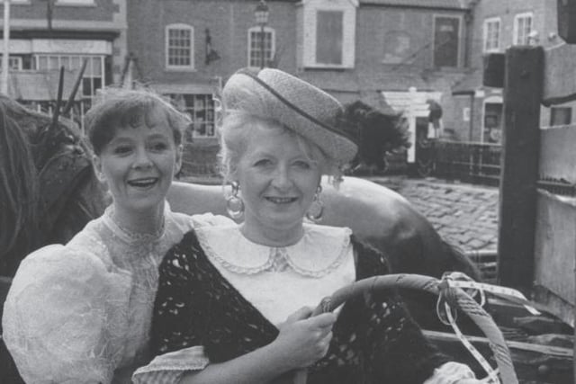 These two women were pictured at Hartlepool’s Historic Quay in 1995. Do you recognise them?