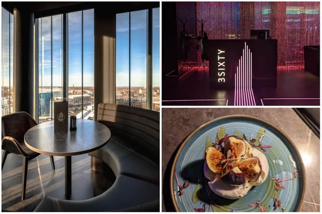 3Sixty restaurant at the top of Hadrian's Tower near China Town