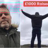 Chloe’s uncle, Glenn Rowe, set himself the task of running and walking 1,000 miles in an effort to raise £1,000 for the Chloe and Liam Together Forever Trust.