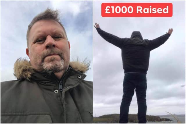 Chloe’s uncle, Glenn Rowe, set himself the task of running and walking 1,000 miles in an effort to raise £1,000 for the Chloe and Liam Together Forever Trust.