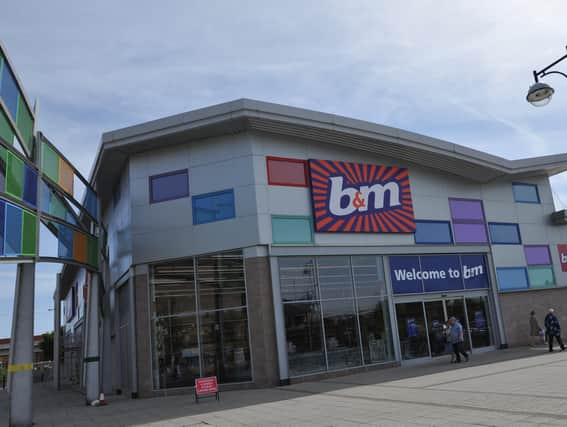 The B&M Bargains store in Waterloo Square, South Shields.