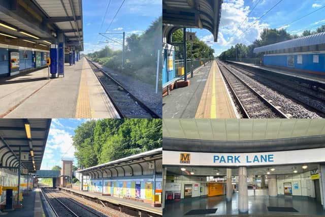 Metro stations across the region were deserted.