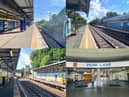 Metro stations across the region were deserted.