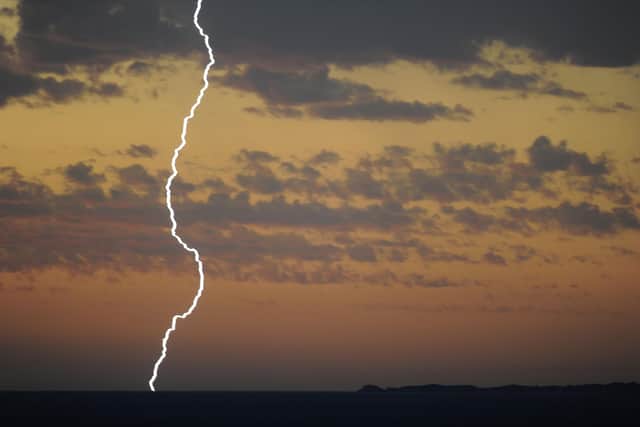 Thunder and lightning: When does the Met Office think storms will hit the North East this week? (Photo by GREG WOOD/AFP via Getty Images)