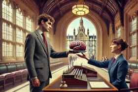 Some of our MPs appear to hand their brains in at reception when they come to power.  (Image created by AI)