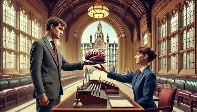 Some of our MPs appear to hand their brains in at reception when they come to power. (Image created by AI)