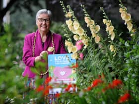 The Mayor Cllr Pat Hay visiting West Park, Jarrow, to launch Love Parks Week.