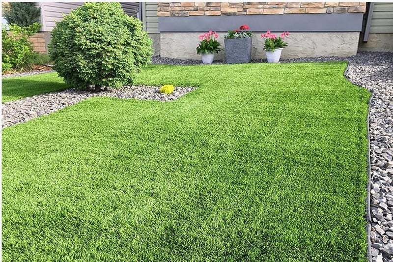 The all-weather benefits of artificial grass make it an attractive alternative to the real thing. You won’t need a lawnmower and it’s easy to keep clean, so it’s a great way to add greenery without the maintenance.