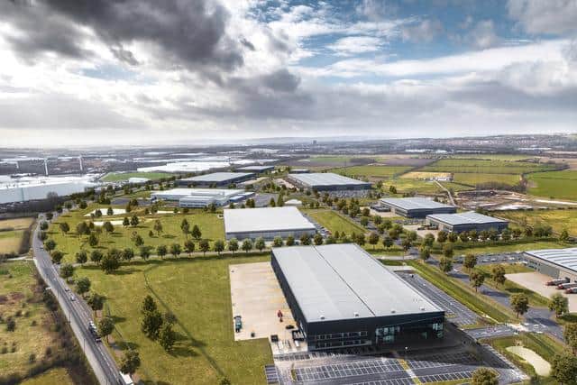 An aerial view of how the site could look.