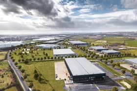 An aerial view of how the site could look.