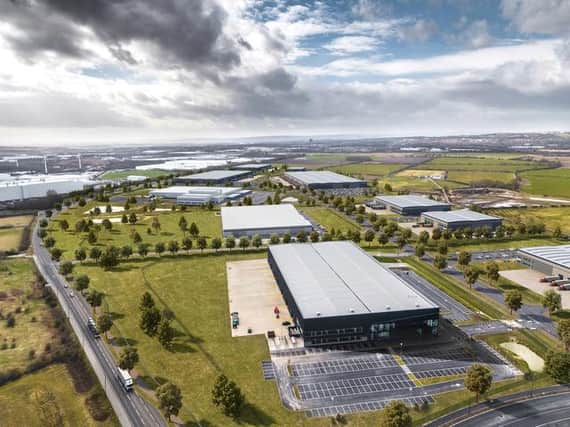 An aerial view of how the site could look.