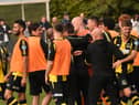 Hebburn Town players celebrate the FA Vase win. CNC PHOTOGRAPHY