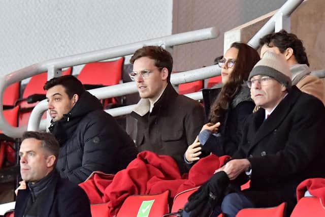 Sunderland chairman Kyril Louis-Dreyfus met fans alongside Kristjaan Speakman, David Jones & Steve Davison