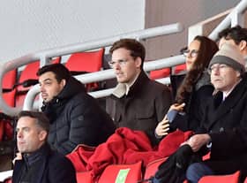 Sunderland chairman Kyril Louis-Dreyfus met fans alongside Kristjaan Speakman, David Jones & Steve Davison