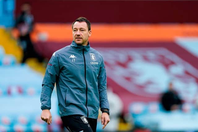 John Terry has left Aston Villa - and is tipped to succeed Steve Bruce at Newcastle United. (Photo by TIM KEETON/POOL/AFP via Getty Images)