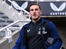 Chris Wood arrives at St James's Park.