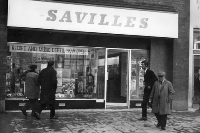 Saville music store in Keppel Street in 1968.