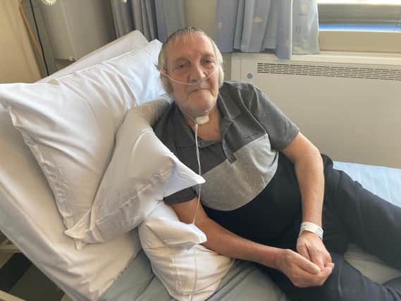 Michael Evans has thanked staff at South Tyneside hospital.