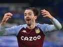 Aston Villa star Jack Grealish is a doubt for Friday night's Premier League fixture at Newcastle United. (Photo by NEIL HALL/POOL/AFP via Getty Images)
