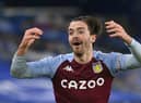 Aston Villa star Jack Grealish is a doubt for Friday night's Premier League fixture at Newcastle United. (Photo by NEIL HALL/POOL/AFP via Getty Images)