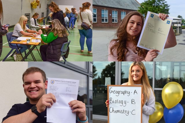 Take a look at these photos of students collecting their A level results across South Tyneside.